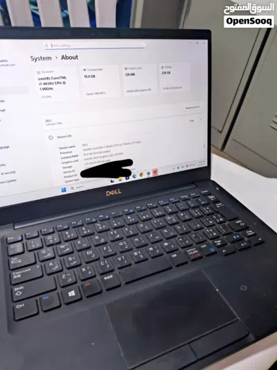 لابتوب ديل ماشاء الله سريع وقوى بس البطاريه ضعيفه لكن أداء ممتاز laptop dell good condition 2