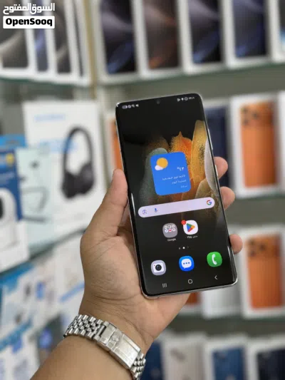 أقوى عرض : Samsung S21ultra 256gb هواتف بحالة الوكالة بدون شموخ أو مشاكل مع ملحقاتها الأصلية 2