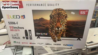 شاشة ناشونال سونيك 55 انش Full HD smart افريمليس مع قاعده جداريه تتوفر لدينا خدمة التوصيل 2