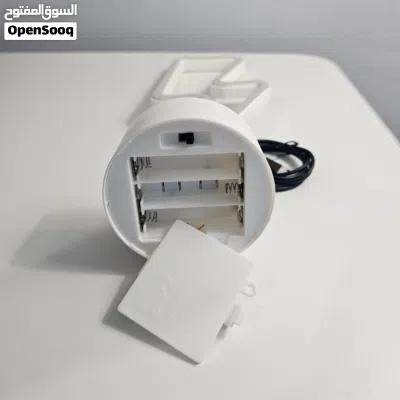 مصباح نيون LED على شكل صاعقة برق 4