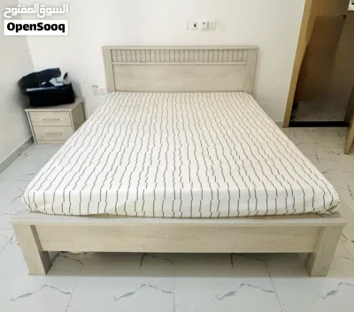 Used Bedroom set Bed coat(without mattress) Side table 1 Dressing table Cupboard 2