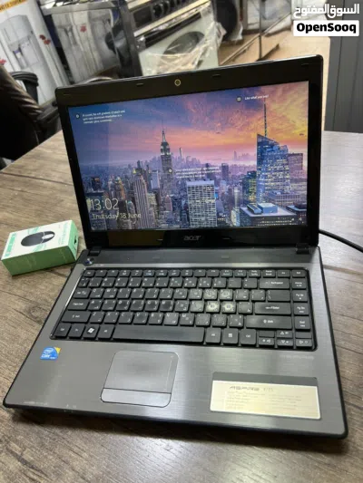 لابتوب سريع كامل مكمل نوع ممتاز ACER فقط 99 دينار بطاريه جديده 4