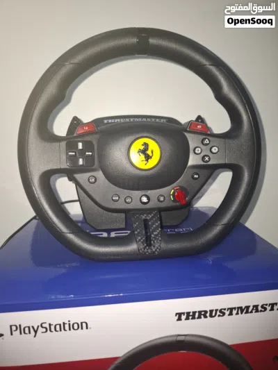 در كسون Thrustmaster T80 نسخة فيراري 296 GB طارة وعجلة قيادة 3