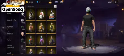 حساب فري فاير لفل71 /6 سنوات 2
