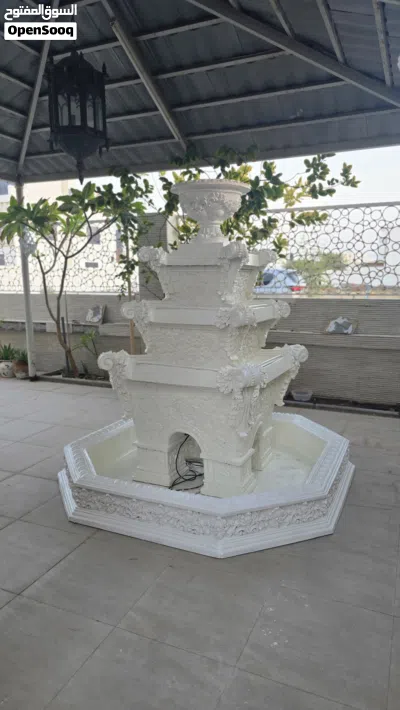 نافورة خارجية على شكل شلال 3