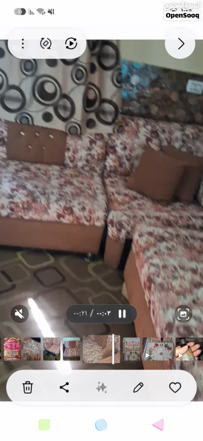 طقم كنب تفصيل 4