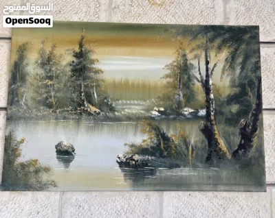 لوحات فنية مرسومة يدوياً بحالة ممتازة 2