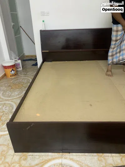 King double bed with mattress 2