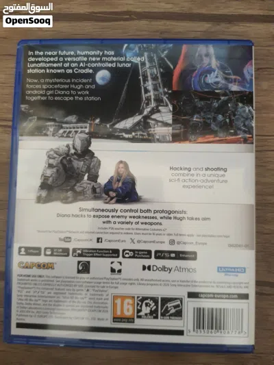 لعبة pragmata ps5 للبيع استخدام اسبوع فقط. 2