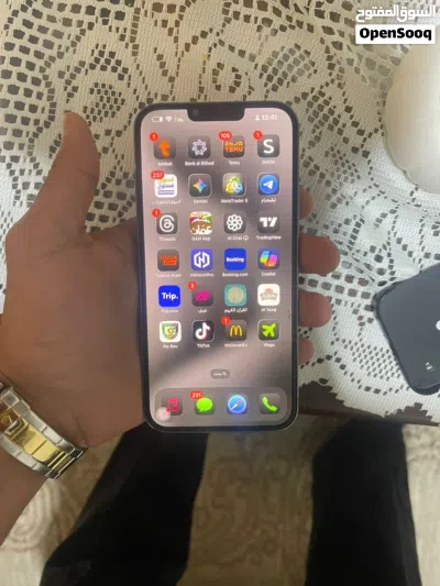 ايفون 13 pro max وكاله ولا شخط جهاز طلقه ولا غلطه بطارية 78 256 g 2