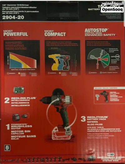 Milwaukee M18 FUEL GEN4 1/2" Hammer Dril and Impact Driver Gen 4 2