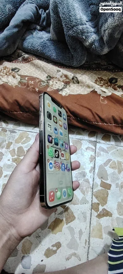 جهاز 12 برو ماكس جهاز نضيف وعل فحص مكاني القبله سعره 450 بطاريه 100 مامبدل بي أي شي فقد بطاريه اصلي 3