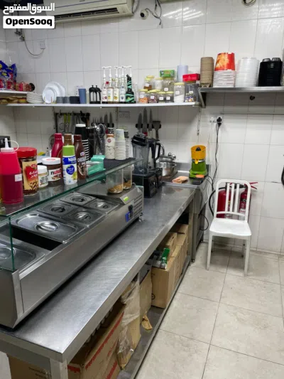 Sale Coffee Shop Prime Business Opportunity Fully Equipped Food Shop for Sale in Muscat Bosher Area 4