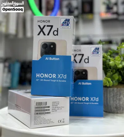 عرض خاص : honor x7D 256gb الهاتف الجديد من هونر مواصفات قويه و سعر مناسب ضمان الوكيل سنة 3