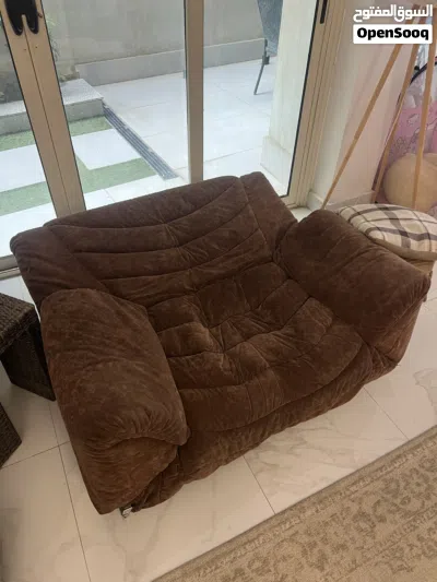 Sofa bed living set / طقم انترية بني 4