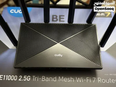 راوتر Cudy BE11000 Wifi 7 2.5G - نظافة 100٪ مع كامل الملحقات 3