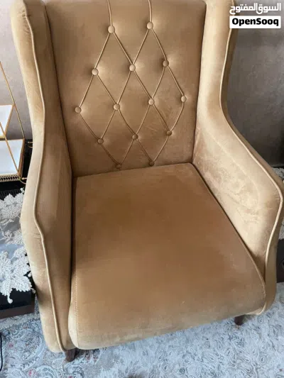 طقم قنفات خشب مستعمل حالة جيدة - السعر 550 الف 3