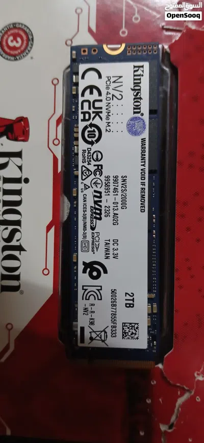 Kingston NV2 2TB NVMe SSD (PCIe 4.0) 2