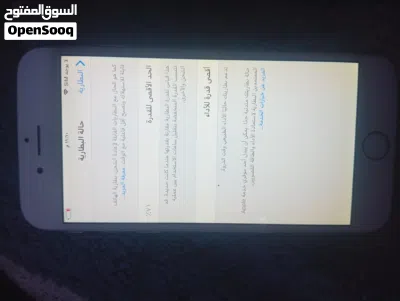 ايفون 6 مكفول من كلشي جهاز ما مفتوح ابد بطاريه 71 بلاد شاشه بلاد 4