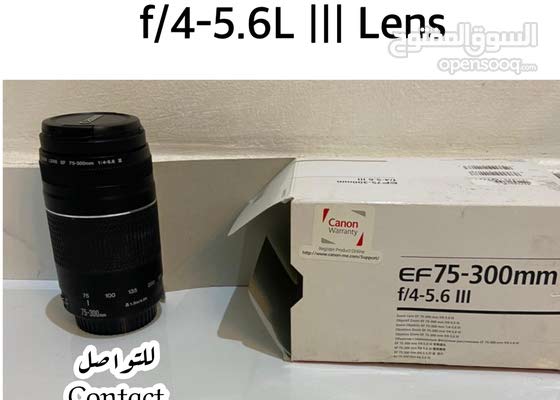 Canon EF 75-300mm  f/4-5.6L  Lens