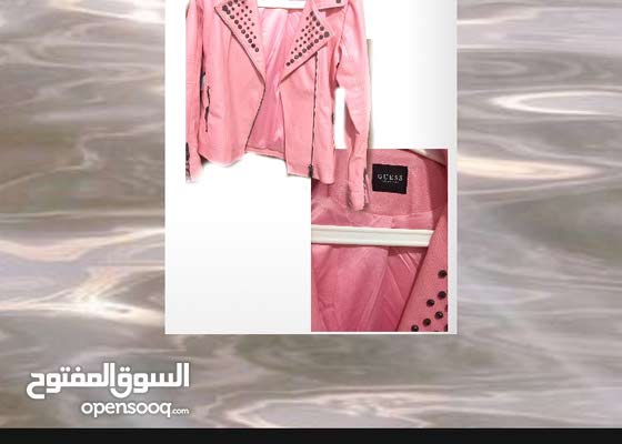 guess pink jacket
