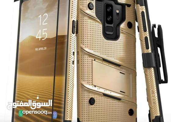 غطاء وحامي شاشة هاتف سامسونج Cover & screen protector Samsung S9 Plus