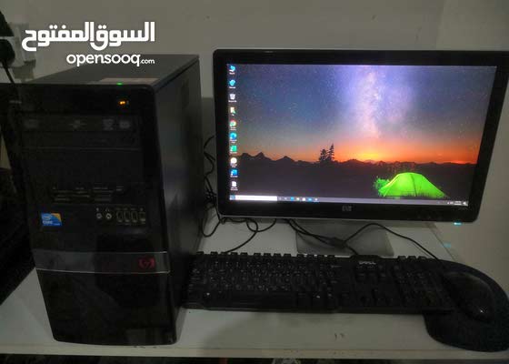 Hp 2159v Model 21.50" monitor+HP core i5 system, processor 750@2.67GHz, 6gb ram,