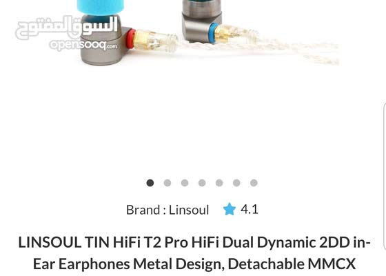 INSOUL TIN HiFi T2 Pro HiFi Dual Dynamic 2DD in-Ear Earphones Metal Design, Deta
