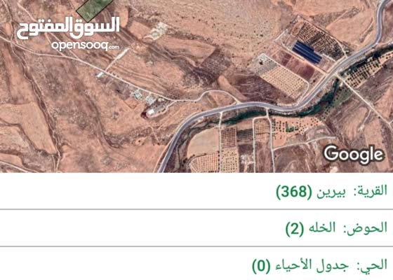 قطعة ارض خمسه دونم زراعيه تصلح البناء مزرعه بيرين حوض الخله 157522055 السوق المفتوح