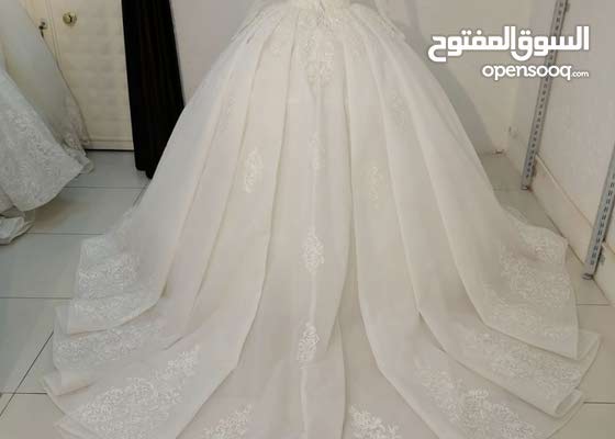 فستان عروس تركي مع طرحة - (191906479) | السوق المفتوح