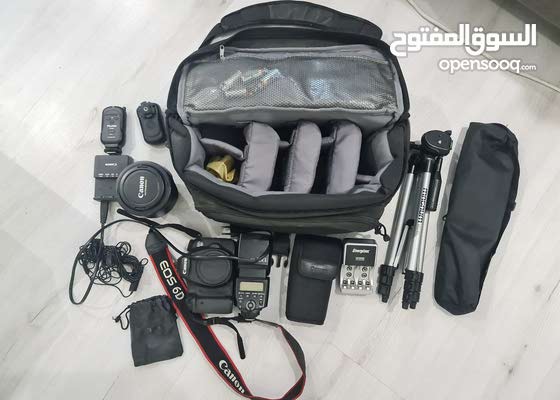 Canon 6D with lens, flash and all accessories