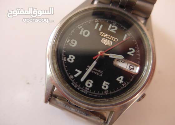 seiko 5 automatic 21 jewels black dial