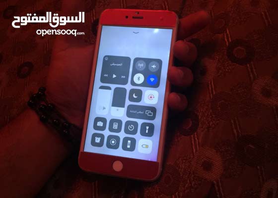 ايفون 6 اس بلس 128 جيجا لون عنابي للبيع او للبدل في عدن