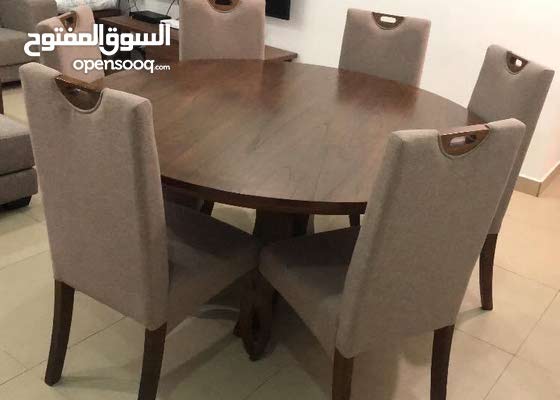 Round Dining Table 6 Chairs 148621293 Opensooq