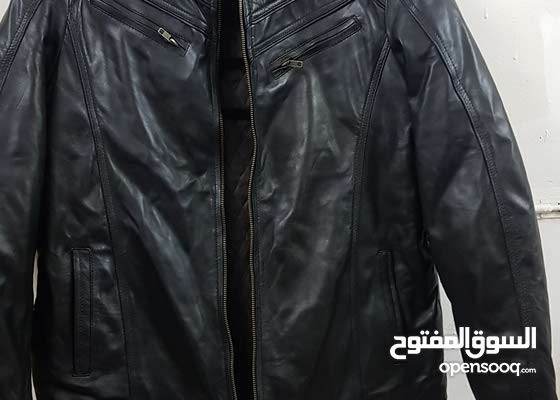 جاكيت جلدي ممتاز leather jacket genuine leather طبيعي - (175174203) | السوق  المفتوح