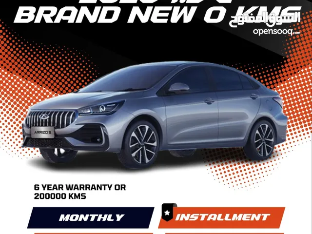 BRAND NEW CHERY ARIZO 5 2026 1.5L ZERO KMS ZERO DOWNPAYMENT 103 MONTHLY ONLY