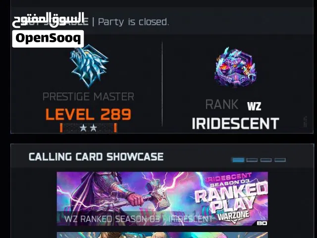 BO7 warzone ACCOUNT