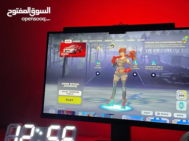 شاشه جيمنج شركة msi (100) هيرتز بحاله ممتازه