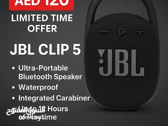 JBL Clip 5 - Ultra-Portable Waterproof Bluetooth Speaker!