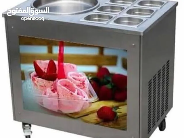كريب و وافل و ماكينة بوظة على صاج
