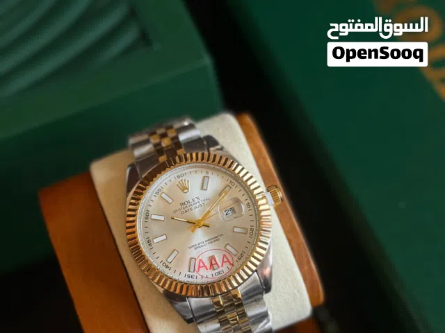 رولكس رجالي مكفول كوبي ون ماستر توصيل مجاناً مع علبة وكيس