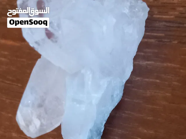 حجر الالماس الخام غير معالج هيركيمار دايموند سداسي الاوجه
