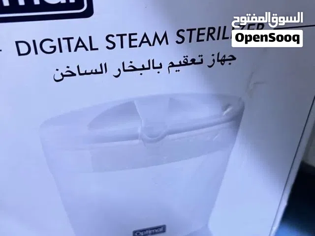 معقم رضاعات الكتروني بالبخار براند optimal مستعمل بحال الجديد بالكرتونة ومعه كل قطعه