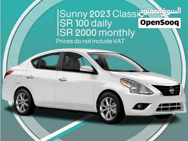 Nissan Sunny 2023 classic for rent in Makkah - Free delivery for monthly rental