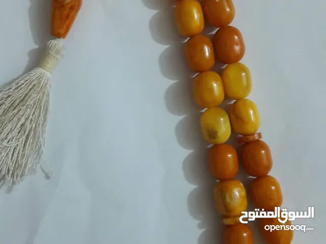سبح كهرب حجر قديم راقية