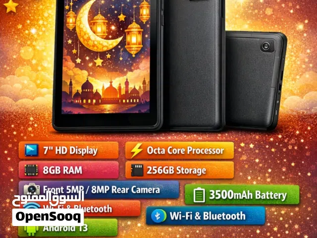 Android Tablet – 8GB RAM 256GB Special Offer 22 BD Perfect for YouTube Online Classes