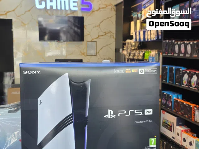 بلايستيشن 5 برو جديد (كرتون) - محل جيم 5 بركاء PS5 Pro (Brand New/Seal) - GAME 5 Shop Barka