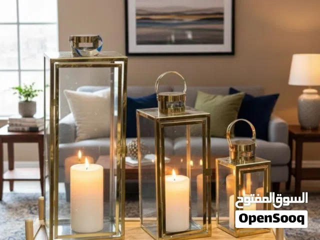 سيت فانوس رمضاني ثلاثي - الترند  القياسات :  الكبير :  50 سم  الوسط : 40 سم  الصغير : 30 سم