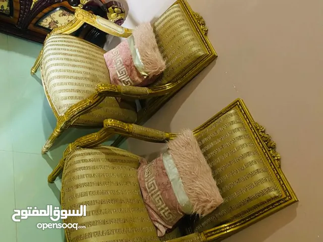 طقم جلوس دمياطي ذهبي