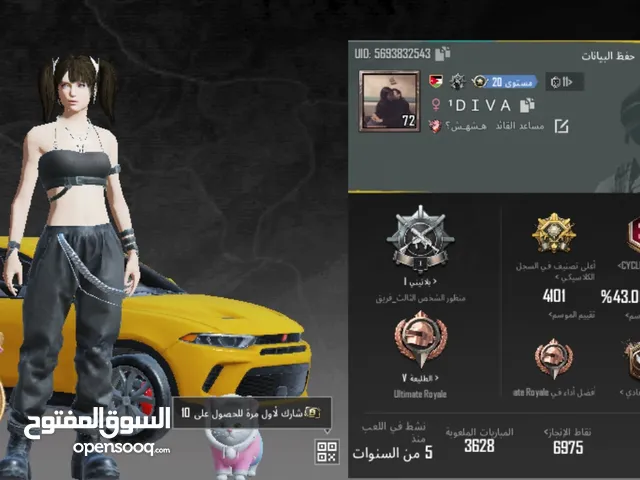 Pubg Accounts and Characters for Sale in Amman